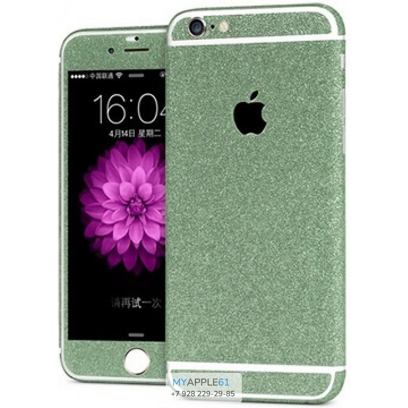 Пленка блестящая Magic iPhone 6s, 6, 6sPlus, 6Plus Зеленая